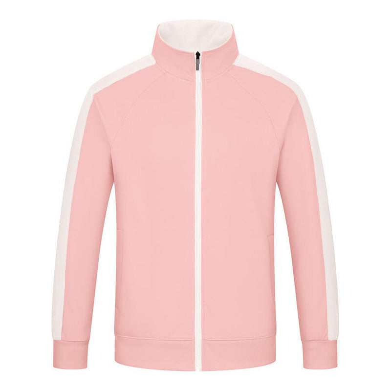 Veste à capuche décontractée à col montant pour homme