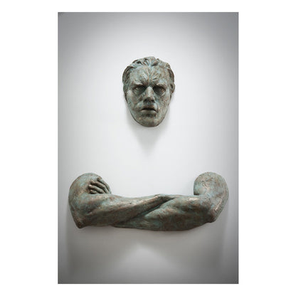 Sculpture moderne abstraite, peinture murale sur toile, tableau Art déco