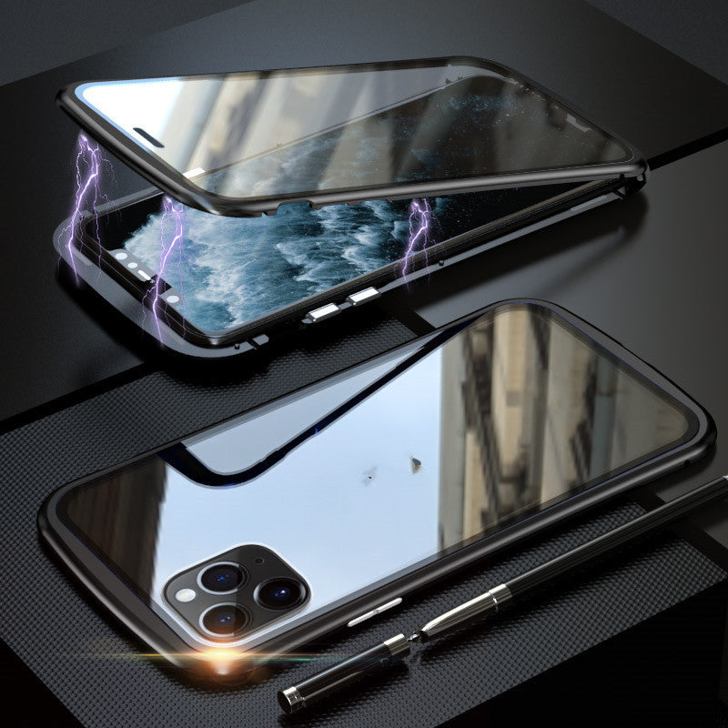 Verre double face pour étui de téléphone portable 11 pouces