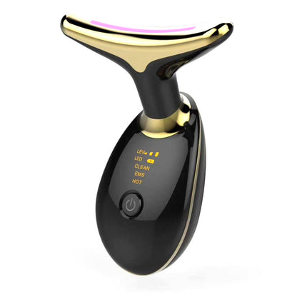 Appareil de massage thermique EMS pour le cou, lifting et raffermissement, micro-courant électrique, anti-rides - LUXARAH