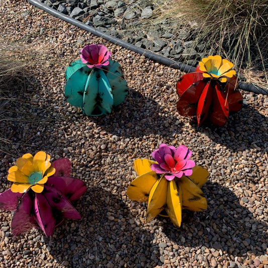 Sculpture de cactus en métal Art déco à faire soi-même