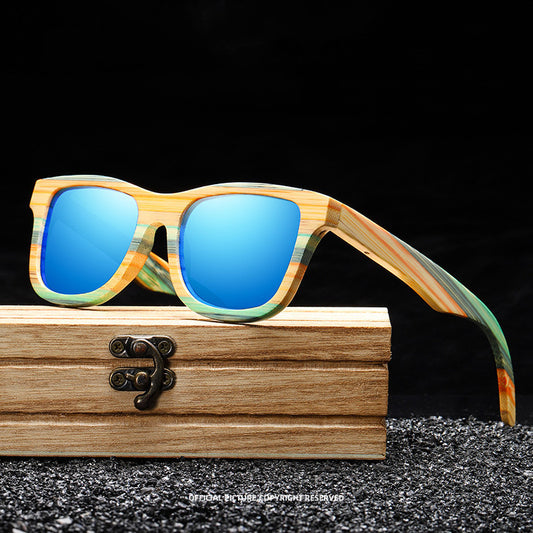 Lunettes de soleil en bois et bambou polarisées