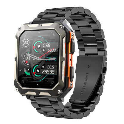 Montre intelligente d'extérieur étanche avec trois fonctions de prévention des appels Bluetooth - LUXARAH