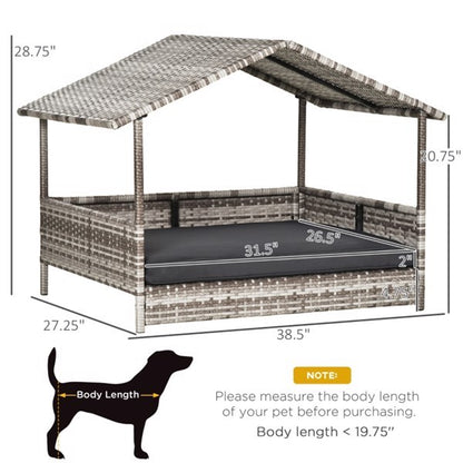 Panier pour chien, canapé en rotin, tente pour chien - LUXARAH
