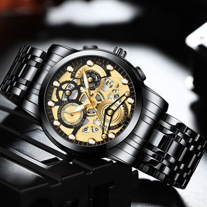 Montre d'affaires creuse non mécanique pour homme - LUXARAH