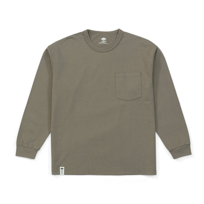 T-shirt oversize à manches longues et couleur unie pour homme - LUXARAH
