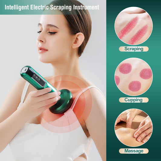 Appareil de massage électrique à ventouses pour le corps, anti-cellulite, ventouses de massage Gua Sha, pots amincissants brûle-graisses