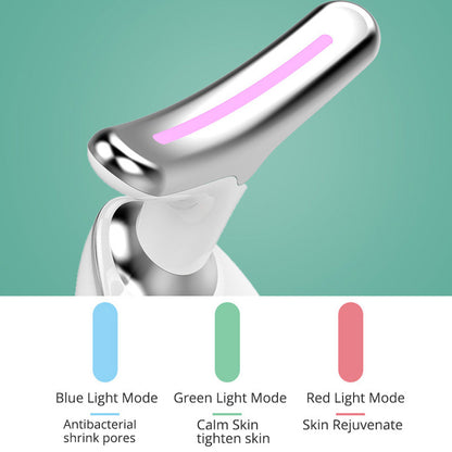 Appareil de massage thermique EMS pour le cou, lifting et raffermissement, micro-courant électrique, anti-rides - LUXARAH