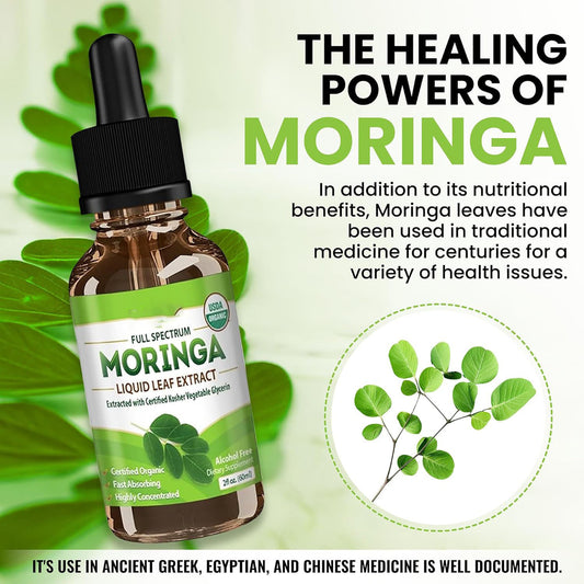 Gouttes de feuilles de moringa - LUXARAH