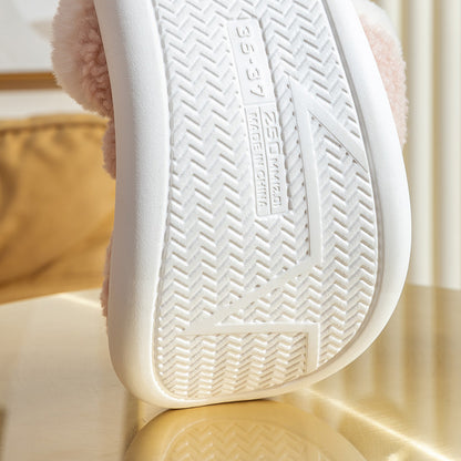 Chaussures de Noël, pantoufles d'hiver pour la maison, pantoufles de chambre douces et confortables - LUXARAH