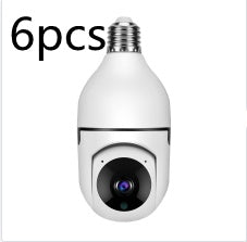Caméra WiFi 1080P, ampoule, zoom x4, caméra E27, surveillance d'alarme domestique 5G WiFi