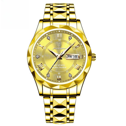 Montre à quartz lumineuse étanche pour homme avec double calendrier - LUXARAH