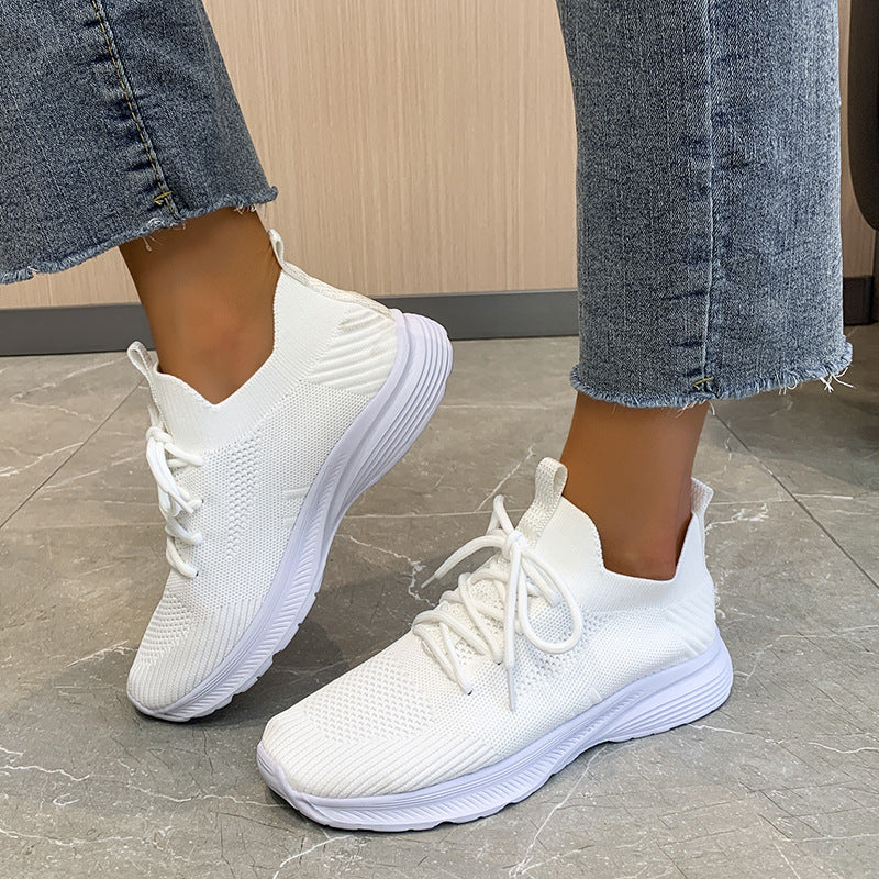 Chaussures de course respirantes en maille tendance pour femmes - LUXARAH