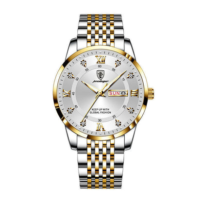 Nouvelle montre homme étanche avec calendrier lumineux - LUXARAH