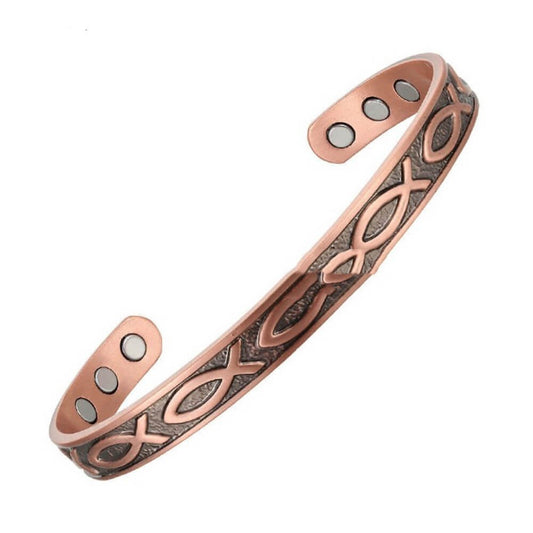 Bracelet de sport à énergie magnétique en cuivre pur - LUXARAH