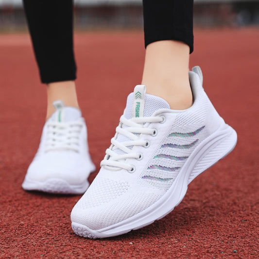 Chaussures de course à pied en maille pour femmes d'âge moyen - LUXARAH