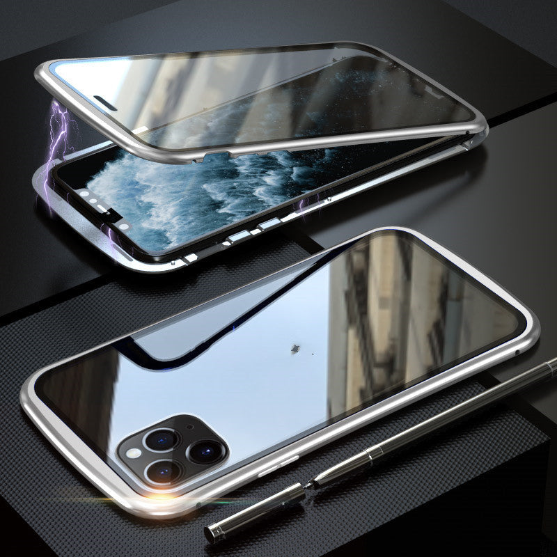 Verre double face pour étui de téléphone portable 11 pouces