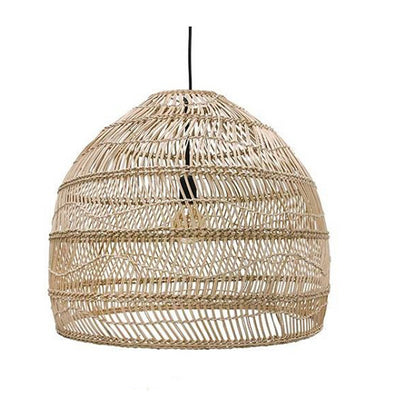Lustre en rotin de luxe léger Art Villa Lamps - LUXARAH