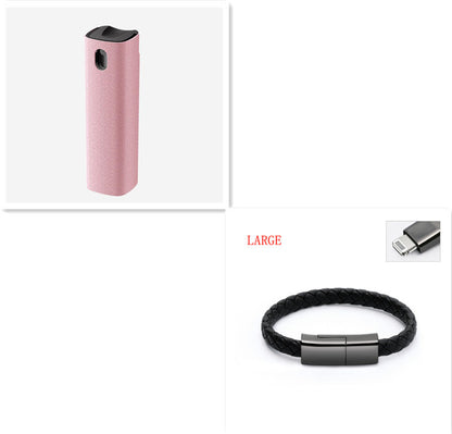 Kit de nettoyage d'écran 2 en 1 pour téléphone et ordinateur, avec chiffon en microfibre pour éliminer la poussière