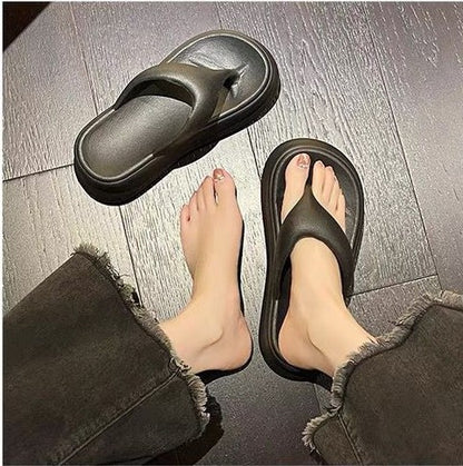 Tongs antidérapantes en EVA à semelles épaisses pour femmes