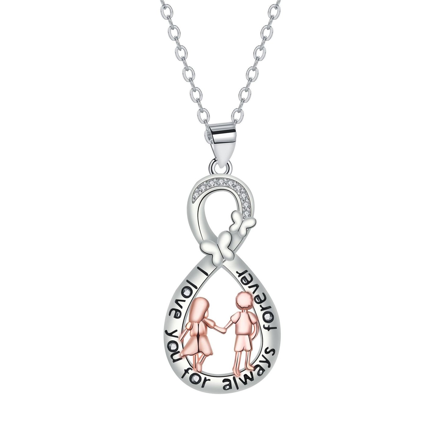 Bijoux de style européen et américain, Symbole infini, Nouveau style, Colliers élégants et romantiques - LUXARAH
