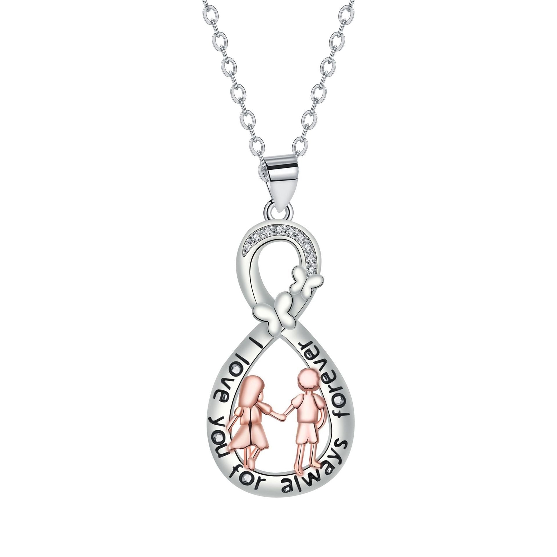 Bijoux de style européen et américain, Symbole infini, Nouveau style, Colliers élégants et romantiques - LUXARAH