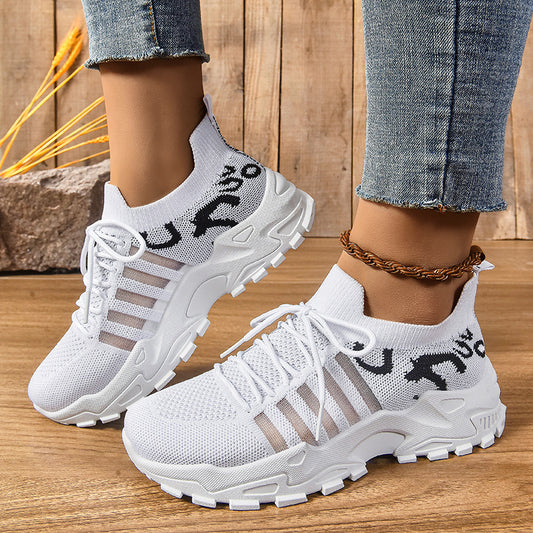 Chaussures en maille respirantes et tendance pour femmes