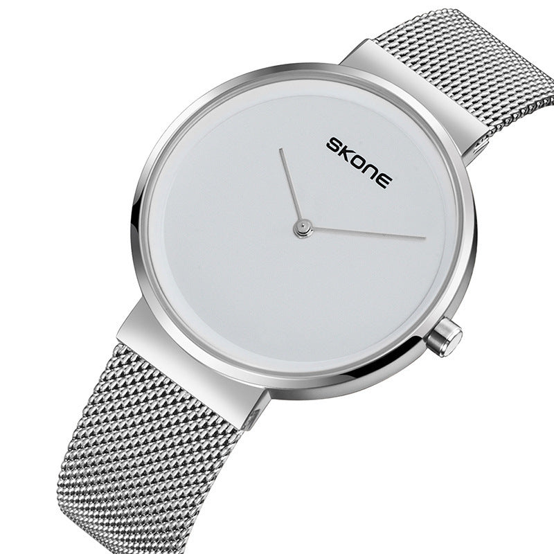 Montre à quartz étanche pour femme, bracelet en maille, tendance et simple - LUXARAH