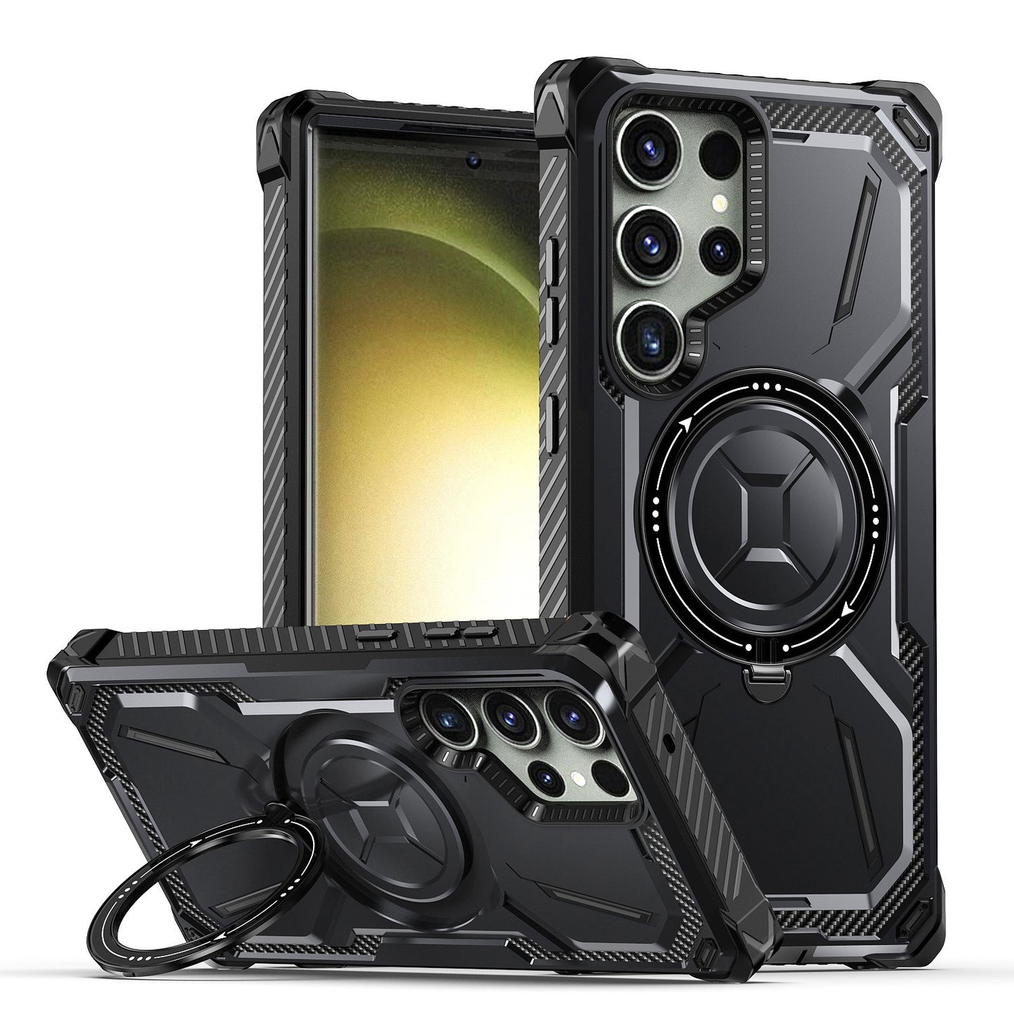 Coque de téléphone magnétique résistante aux chutes