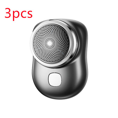 Mini rasoir portable sans fil rechargeable par USB, rasoir électrique pour le visage, humide et sec, indolore, petite taille, pour hommes - LUXARAH