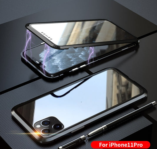 Verre double face pour étui de téléphone portable 11 pouces