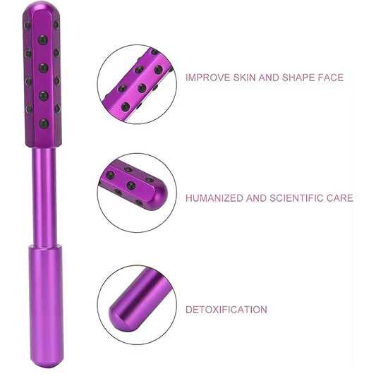 30 bâtons de massage en germanium, rouleau de massage pour le visage, barre de lifting du visage, masseur facial anti-rides, outil de soins de la peau, rouleau de massage pour le visage Derma Rolling