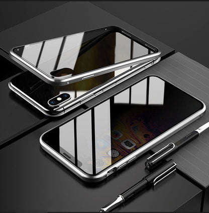 Coque de protection magnétique anti-regards pour téléphone