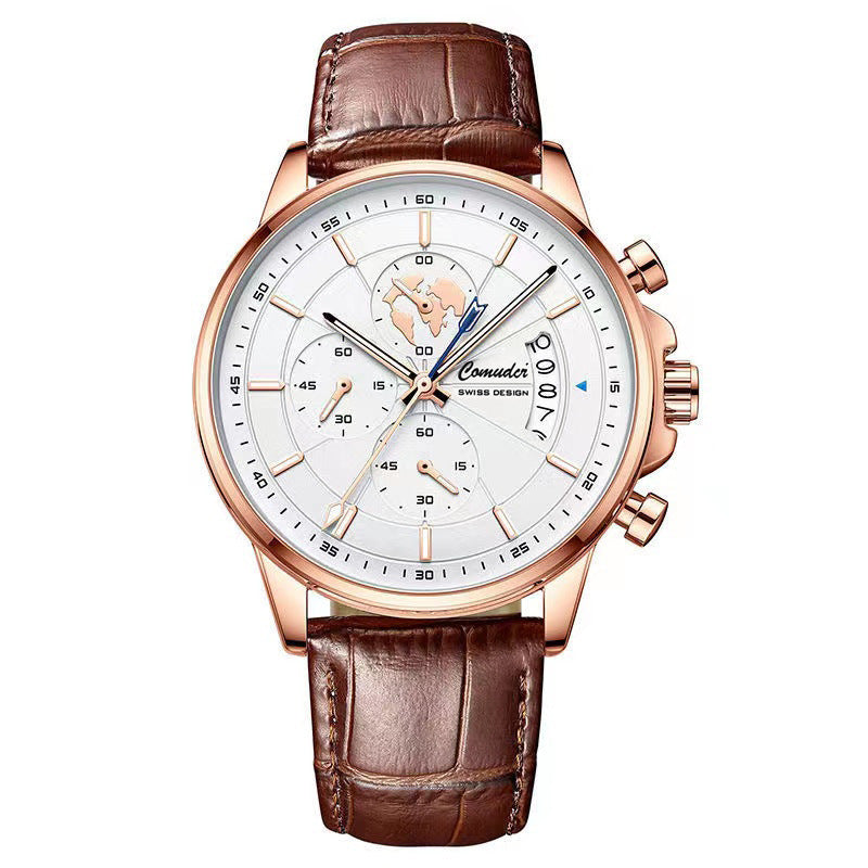 Montre entièrement automatique, étanche avec calendrier lumineux - LUXARAH