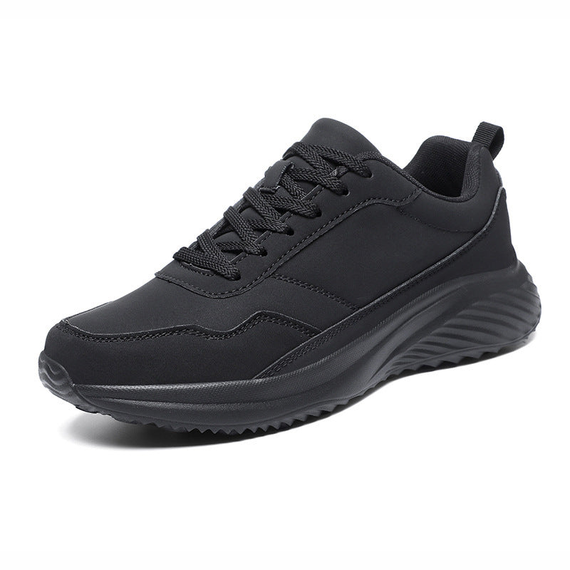 Chaussures de course décontractées à semelle souple noires - LUXARAH
