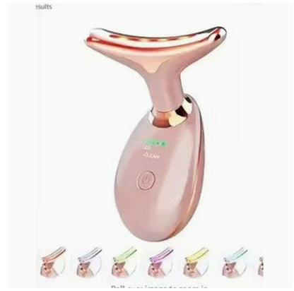 Appareil de massage thermique EMS pour le cou, lifting et raffermissement, micro-courant électrique, anti-rides - LUXARAH