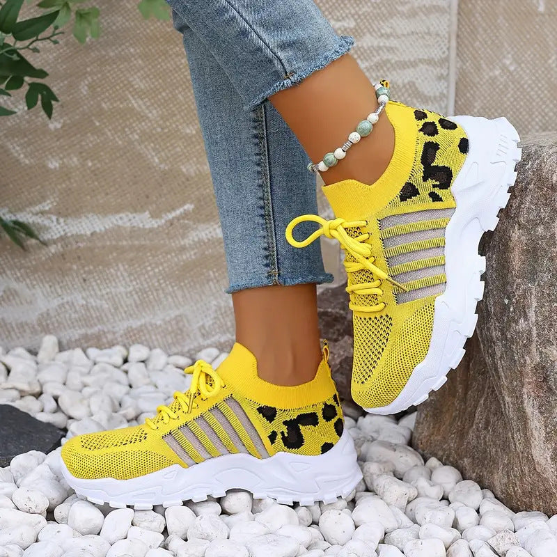 Chaussures en maille respirantes et tendance pour femmes