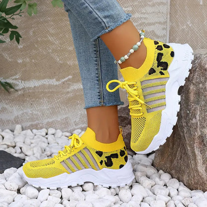 Chaussures en maille respirantes et tendance pour femmes