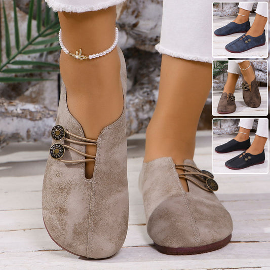 Sandales à enfiler à bout carré pour femme, chaussures plates et souples, tendance pour l'été