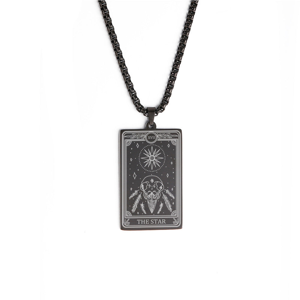 Colliers de la série Box Chain Three Tarot