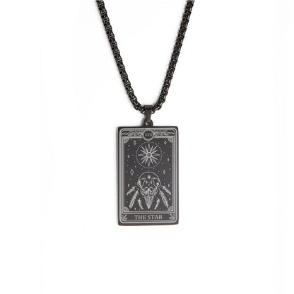 Colliers de la série Box Chain Three Tarot