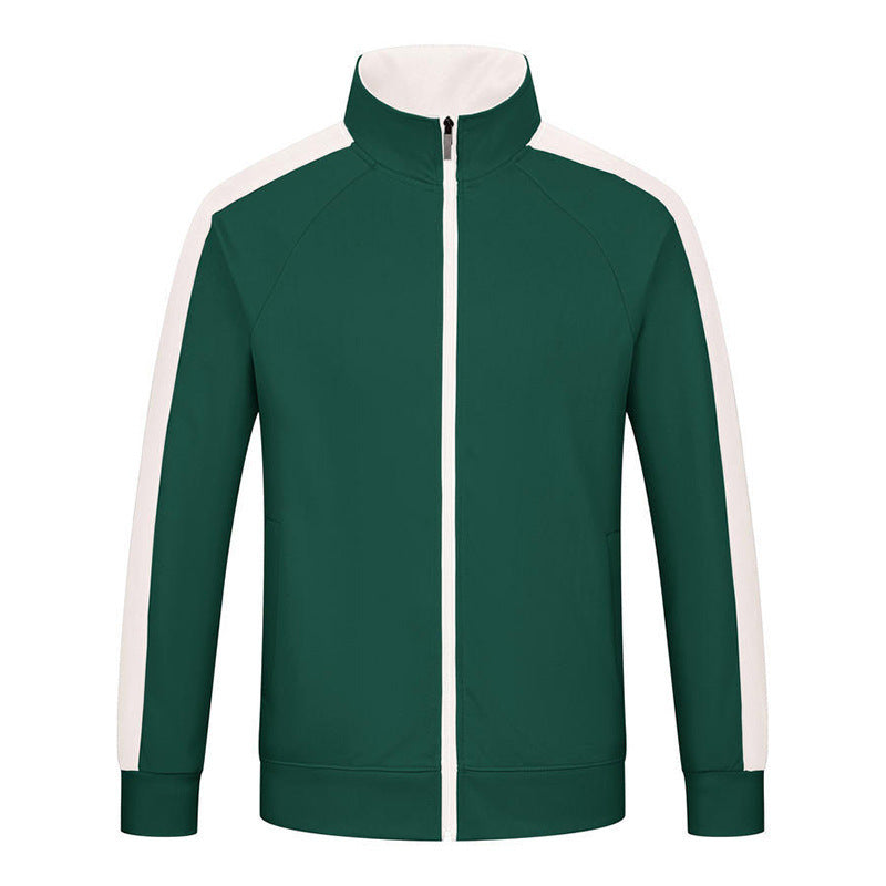 Veste à capuche décontractée à col montant pour homme