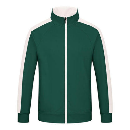 Veste à capuche décontractée à col montant pour homme
