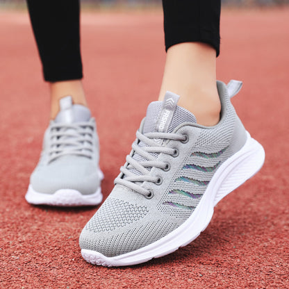 Chaussures de course à pied en maille pour femmes d'âge moyen - LUXARAH