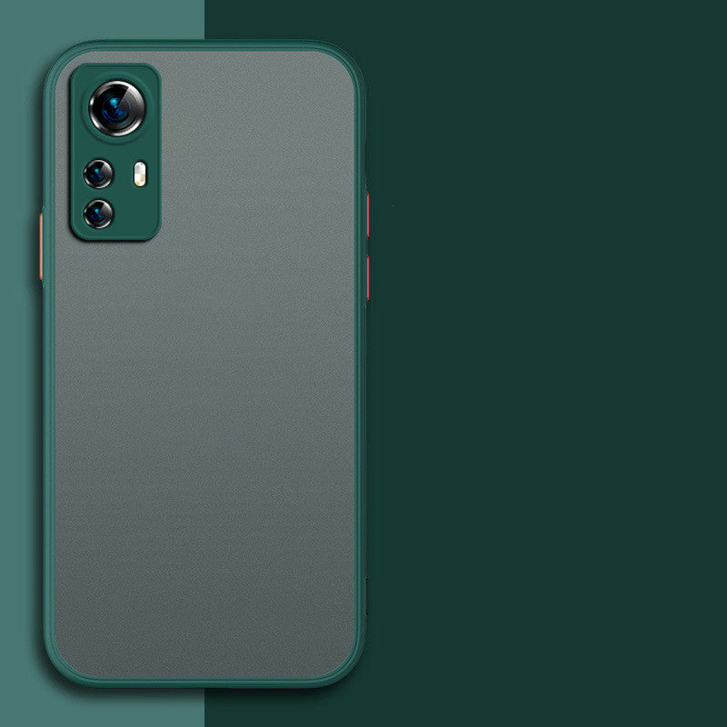Coque de protection transparente en silicone givré ultra-mince et résistante aux chutes