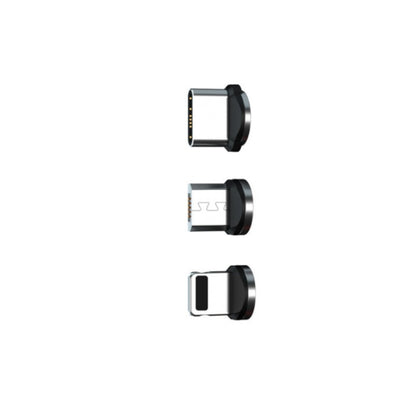 Câble de données, 540 degrés aspiration aveugle, câble de charge magnétique rond, câble magnétique courbé trois en un
