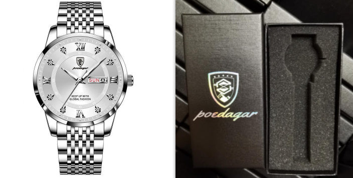 Nouvelle montre homme étanche avec calendrier lumineux - LUXARAH