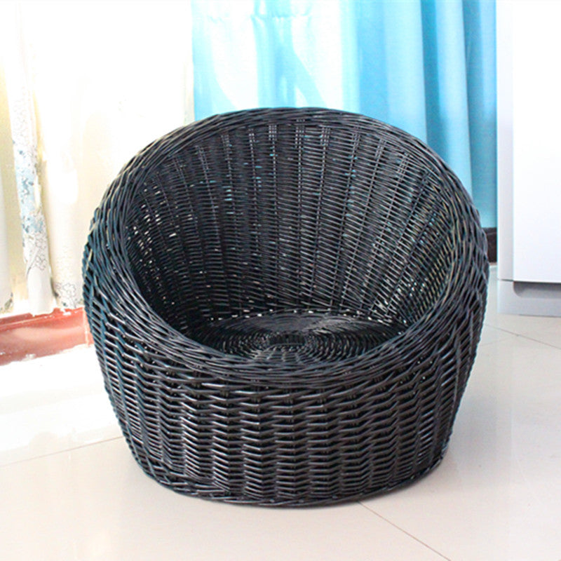 Canapé-chaise créatif en osier et rotin - LUXARAH