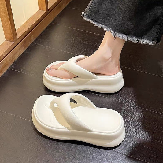Tongs antidérapantes en EVA à semelles épaisses pour femmes