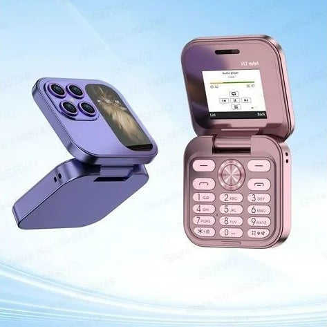 Téléphone portable 2G à double carte et double veille pliable